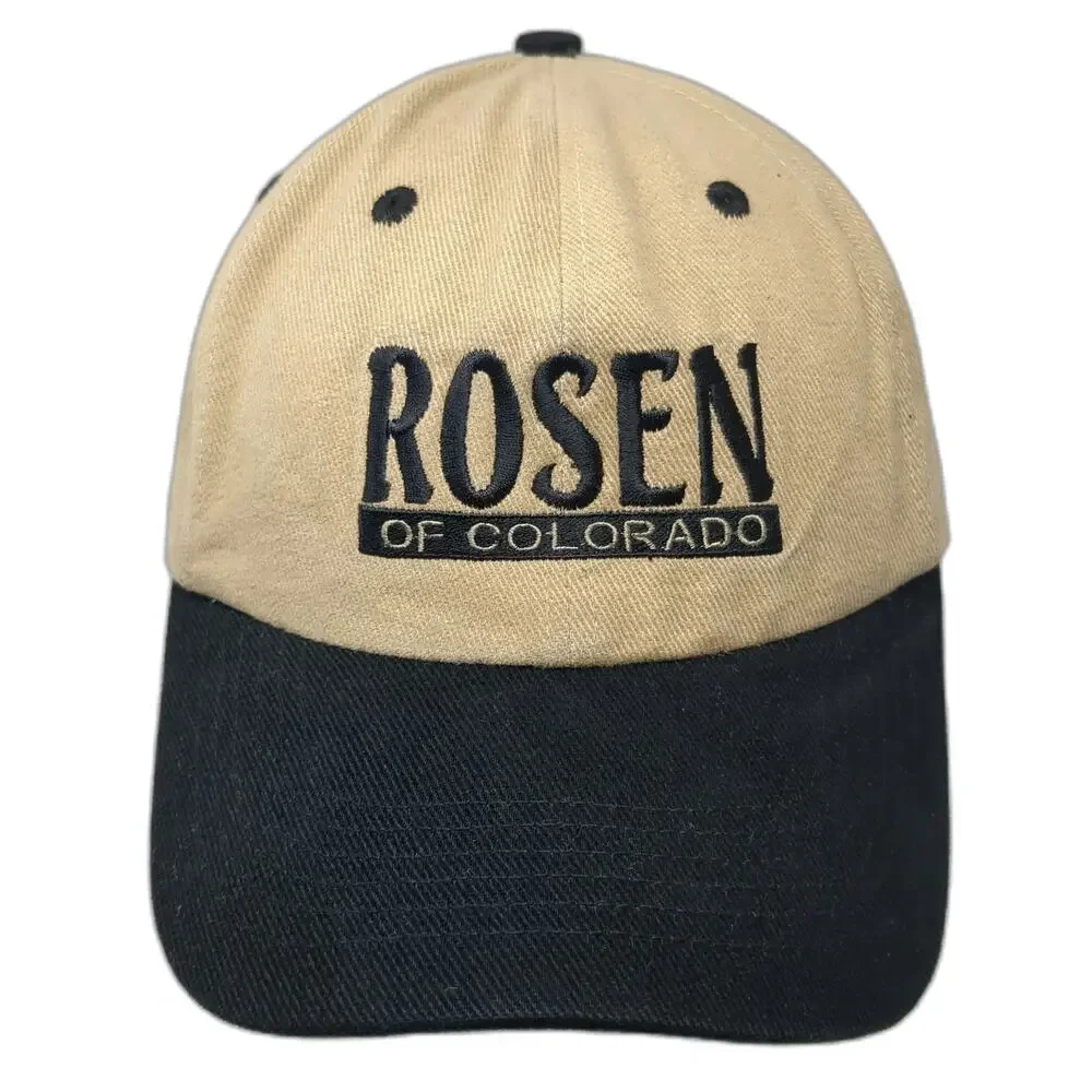 Bullet Line Rosen of Colorado Baseball Cap Brown One Size Slideback Hat Khaki